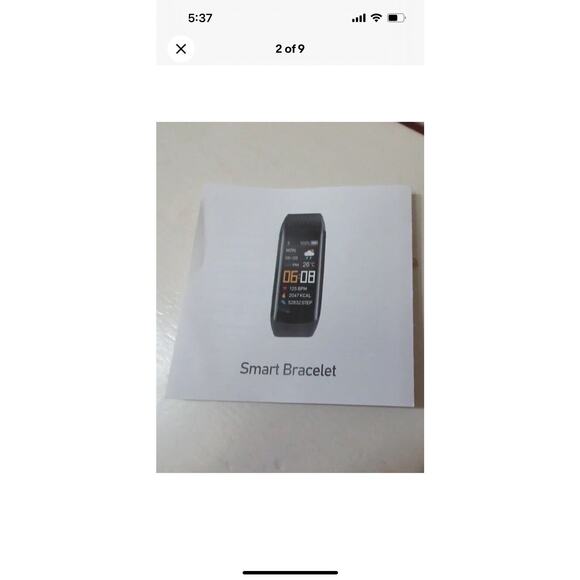 Bioband Smartwatch Smart Bracelet Black *NEW SEALED* - Picture 7 of 7